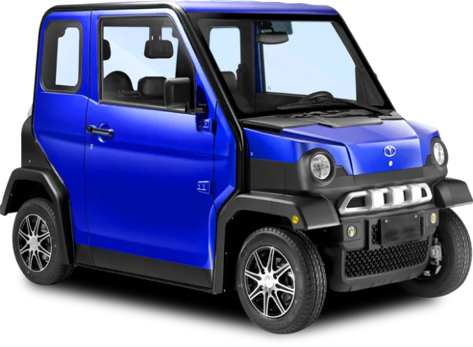 Blue golf cart rental
